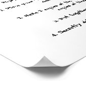 Halloween-Spielzeichen Poster (Ecke)