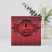 Halloween-Spinne Einladung (Stehend Vorderseite)