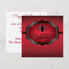 Halloween-Spinne Einladung