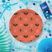 Halloween Spinne, Fledermaus & Cobweb-Muster Papie Pappteller (Party)