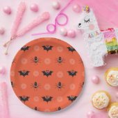 Halloween Spinne, Fledermaus & Cobweb-Muster Papie Pappteller (Party)