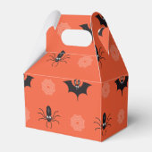 Halloween-Spinne, Fledermaus und Cobweb-Muster Geschenkschachtel (Vorderseite)