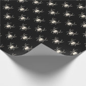 Halloween-Spinne Geschenkpapier (Ecke)