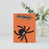 halloween spinne postkarte (Stehend Vorderseite)