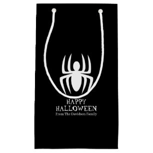 Halloween Spinne Schwarz-weiße, spuke Leckerei Kleine Geschenktüte