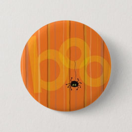 Halloween-Spinneboo-Knopf Button