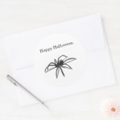 Halloween-Spinnen-Aufkleber Runder Aufkleber (Umschlag)