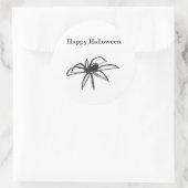 Halloween-Spinnen-Aufkleber Runder Aufkleber (Tasche)