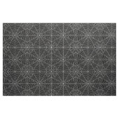 Halloween-Spinnen-Netze auf Schwarzem Stoff (Fat Quarter (45,7 x 55,9 cm))