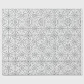 Halloween-Spinnen-Netze auf Weiß Geschenkpapier (Flach)