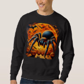 Halloween-Spinnen-Pullover Sweatshirt (Vorderseite)