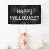 Halloween Spinnennetz Banner (Insitu)