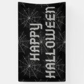 Halloween Spinnennetz Banner (Vertikal)