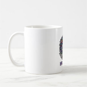 Halloween Spinnennetz Baum Geister Kürbisse Grabst Kaffeetasse