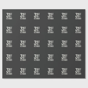 Halloween-Spinnennetz-Design am 31. Oktober Geschenkpapier