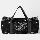 Halloween-Spinnennetz Duffle Bag (Vorderseite)