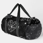 Halloween-Spinnennetz Duffle Bag (Rechte Ecke)