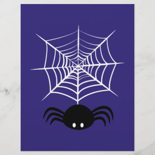 Halloween Spinnennetz Flyer
