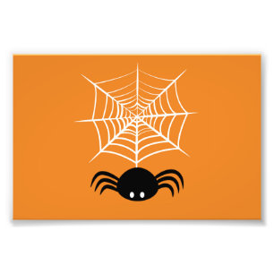 Halloween Spinnennetz Fotodruck