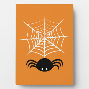 Halloween Spinnennetz Fotoplatte