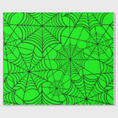 Halloween-Spinnennetz Geschenkpapier (Flach)