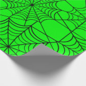 Halloween-Spinnennetz Geschenkpapier (Ecke)