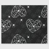 Halloween-Spinnennetz Geschenkpapier (Flach)