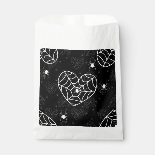 Halloween-Spinnennetz Geschenktütchen (Vorderseite)