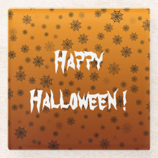 Halloween Spinnennetz Glasuntersetzer