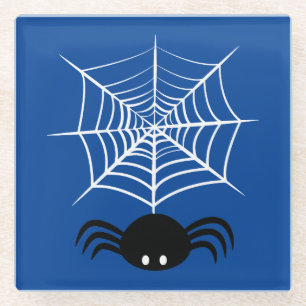 Halloween Spinnennetz Glasuntersetzer
