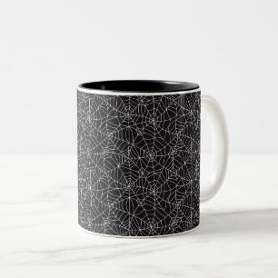 Halloween-Spinnennetz-Kaffeetasse Zweifarbige Tasse