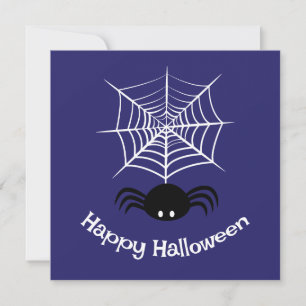 Halloween Spinnennetz Karte