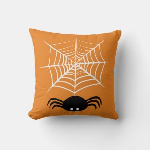 Halloween Spinnennetz Kissen