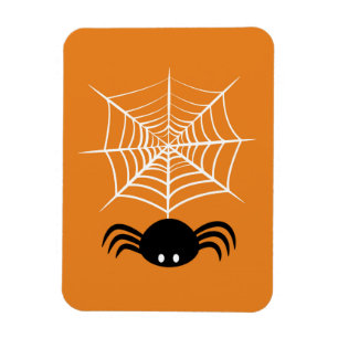 Halloween Spinnennetz Magnet