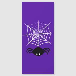 Halloween Spinnennetz Magnetkarte
