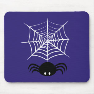 Halloween Spinnennetz Mousepad