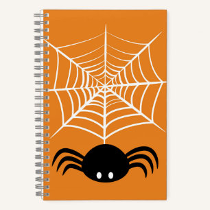 Halloween Spinnennetz Notizblock