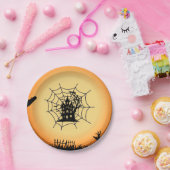 Halloween-Spinnennetz-PapiertellerPapierteller Pappteller (Party)