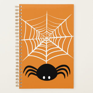 Halloween Spinnennetz Planer