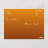 Halloween Spinnennetz Postkarte (Rückseite)