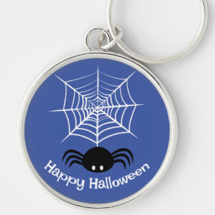 Halloween-Spinnennetz Schlüsselanhänger