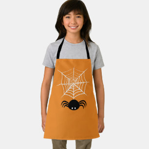 Halloween Spinnennetz Schürze