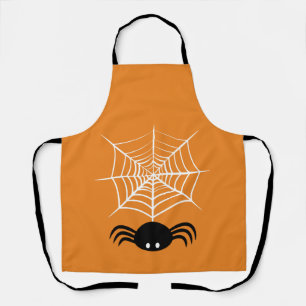 Halloween Spinnennetz Schürze