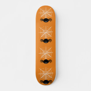 Halloween Spinnennetz Skateboard