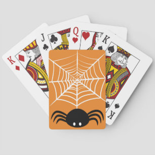 Halloween Spinnennetz Spielkarten