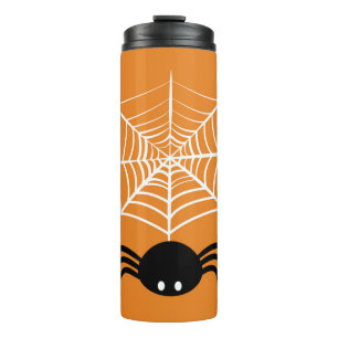 Halloween Spinnennetz Thermosbecher