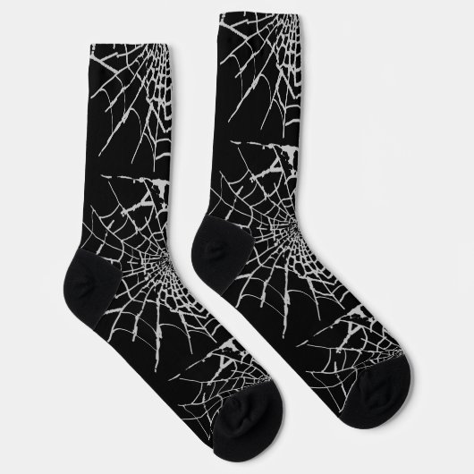 Halloween Spinnennetze Socken (Rechts)