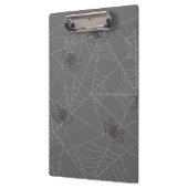 Halloween Spinnennetze und Kürbis Klemmbrett (Links)