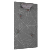 Halloween Spinnennetze und Kürbis Klemmbrett (Rechts)