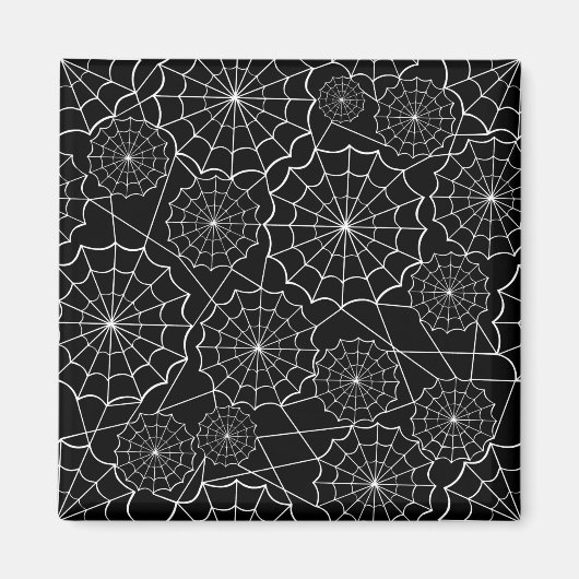 Halloween-Spinngewebe Magnet (Vorne)